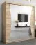 180 cm de large Armoire à portes coulissantes avec 2 portes | 10 casiers | 2 tringles à vêtements | Couleur: Chêne Sonoma  Abbildung