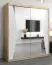 180 cm de large Armoire à portes coulissantes avec 2 portes | 10 casiers | 2 tringles à vêtements | Couleur: Chêne Sonoma / Blanc Abbildung