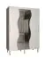 Armoire avec suffisamment d'espace de rangement Jotunheimen 185, couleur : blanc - dimensions : 208 x 150,5 x 62 cm (h x l x p)