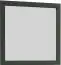 Miroir Segnas 04, couleur : vert - 82 x 82 x 2 cm (h x l x p)