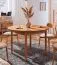 Table à manger ronde Wellsford 52 | Bois massif de hêtre cœur huilé | Ø 100 cm | Finition naturelle