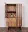 Vitrine Slatina 06 | Chêne/Noir | 146 x 91 x 45 cm | Massif partiel | Design moderne
