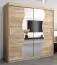 2 mètres de large Armoire avec 2 portes | Couleur: Chêne Sonoma  Abbildung