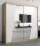 2 mètres de large Armoire avec 2 portes | Couleur: Chêne Sonoma  / Blanc Abbildung