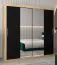2 mètres de large Armoire avec 2 portes | Couleur: Chêne Sonoma Abbildung