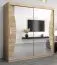 2 mètres de large Armoire avec 2 portes | Couleur: Chêne Sonoma  Abbildung