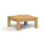 Table basse Wooden Nature Premium Kapiti 26 en chêne sauvage massif huilé - Dimensions : 70 x 70 x 43 cm (L x P x H)