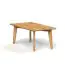 Table basse Wooden Nature Premium Timaru 04 en chêne sauvage massif huilé - Dimensions : 80 x 60 x 48 cm (L x P x H)
