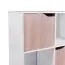Petite étagère, Couleur : Blanc / Chêne de Sonoma - dimensions : 94 x 60 x 30 cm (h x l x p), avec 6 compartiments & 3 portes