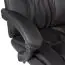 Chaise de bureau confortable Apolo 106, Couleur : Noir, avec repose-pieds extensible