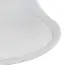 Siège pivotant avec assise baquet Apolo 129, Couleur : Blanc / Chrome, assise avec aspect cuir