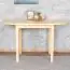 Table en bois de pin massif naturel Junco 231B - Dimensions 75 x 130 cm