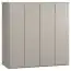 Armoire de bar Bentos 03, couleur : gris - Dimensions : 114 x 112 x 47 cm (H x L x P)