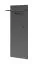 Vestiaire Ringerike 03, couleur : anthracite / chêne Artisan - dimensions : 203 x 120 x 32 cm (h x l x p), avec un miroir