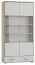 Vitrine Kavieng 07 | chêne / blanc | 200 x 100 x 40 cm | Design contemporain & finitions soignées
