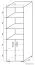Armoire Garut 24, couleur : Chêne de Sonoma - Dimensions : 194 x 60 x 40 cm (H x L x P)