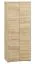 Étroite 80 cm de large Armoire avec 2 portes | Couleur: Chêne Sonoma Abbildung
