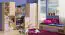 Chambre des jeunes - Étagère Dennis 15, couleur : violet cendré - Dimensions : 155 x 35 x 38 cm (h x l x p)
