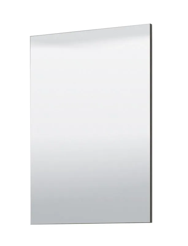 Grand miroir rectangulaire Vracar 10 | Cadre noir élégant | 80,5 x 54,5 x 2 cm | Design épuré