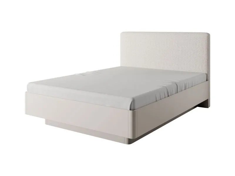 Lit double ou lit d’appoint Sloughia 17 | Protection des bords ABS | Beige | 160 x 200 cm | Robuste et montage facile