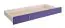 Tiroir de lit pour lit Luis, couleur : chêne blanc / violet - 80 x 190 cm (l x L)