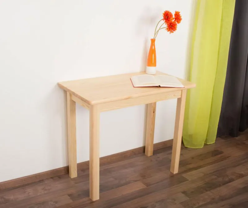 Table de cuisine 50x90 cm Pin massif, Couleur: Naturel Abbildung