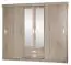 Armoire à portes coulissantes / armoire Kikori 13, couleur : chêne Sonoma - Dimensions : 210 x 250 x 62 cm (H x L x P)