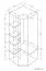 Armoire à portes battantes / armoire d'angle Sepatan 16, couleur : aulne - Dimensions : 204 x 85 x 85 cm (H x L x P)