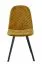 Chaise Maridi 245 | Brun clair | 89 x 45 x 55 cm | Coutures parallèles élégantes | Pieds en métal robustes