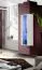 Mur TV Hompland 78 blanc | 170 x 160 x 40 cm | Vitrine suspendue | Design moderne