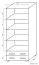 Étagère Garut 29, couleur : Chêne de Sonoma - Dimensions : 194 x 80 x 40 cm (H x L x P)