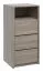 Commode Selun 21, couleur : truffe de chêne - 103 x 50 x 46 cm (h x l x p)