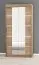 100 cm de large Armoire avec 5 casiers et 2 portes | Couleur : Chêne Sonoma Abbildung
