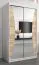 120 cm de large Armoire avec 5 casiers et 2 portes | Couleur: Chêne Sonoma / Blanc Abbildung