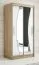 1 mètre de large Armoire avec 2 portes | Couleur : Chêne Sonoma / Blanc Abbildung