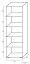 Étagère Garut 20, couleur : Chêne de Sonoma - Dimensions : 194 x 60 x 40 cm (H x L x P)