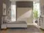 Armoire / 4 portes battantes / Couleur : Beige avec effet bois / 2 tiroirs / Dimensions : 200 x 52 x 207 cm / 2 tiroirs / 1 tringle à vêtements / Pour chambre à coucher