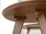 Table basse ronde Erdre 03 | 50 cm diamètre | Chêne massif tabac huilé | 3 pieds | 50 x 50 x 41,5 cm