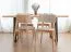 Chaise Doustre 08 rembourrée | Bois de hêtre massif | Design moderne et épuré | 80 x 46 x 43 cm | Beige