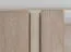 Meuble TV / Couleur : chêne naturel / Bois massif / Chêne huilé / Pierre de travertin / 180 x 46 x 56 cm / Panneau arrière : HDF / Éclairage LED inclus