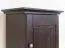 Table de chevet / Pin finlandais massif / Couleur : Tabacco / Ouverture de la porte à droite / Dimensions : 61 x 54 x 36 cm / 1 porte / Poignées : Argent vieilli / Veinage naturel