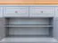 Buffet 2 tiroirs Gimone 04 | Pin finlandais massif | Soft-close | Gris classique | 85 x 200 x 41 cm | 6 compartiments