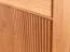 Armoire / Pin finlandais massif / Poignées : Argent vieilli / Couleur : chêne / Armoire à portes battantes / Style classique / Dimensions : 212,5 x 248 x 63 cm / Quatre portes