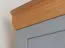 Meuble TV Gimone 07 gris | 2 tiroirs | 2 niches | Pin finlandais massif | 58 x 155 x 48 cm | Soft-Close