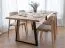 Chaise Doustre 08 rembourrée | Bois de hêtre massif | Design moderne et épuré | 80 x 46 x 43 cm | Beige