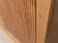 Penderie / Armoire à portes battantes / Pin finlandais massif / Veinage naturel / Couleur : Chêne / Style classique et moderne / Dimensions : 212,5 x 129 x 63 cm