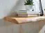 Étagère murale en bois massif d'acacia | 100 x 26 x 4 cm | Finition naturelle avec bord authentique