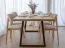 Chaise Doustre 08 rembourrée | Bois de hêtre massif | Design moderne et épuré | 80 x 46 x 43 cm | Beige