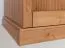 Penderie / Armoire à portes battantes / Pin finlandais massif / Veinage naturel / Couleur : Chêne / Style classique et moderne / Dimensions : 212,5 x 129 x 63 cm