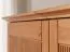 Armoire / Pin finlandais massif / Couleur : chêne / Poignées : Argent vieilli / Dimensions : 147 x 129 x 54 cm / Deux portes / Robuste / Veinage naturel